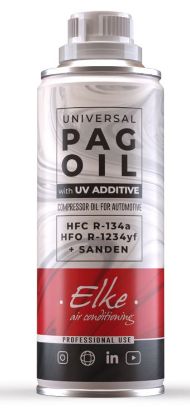 Oil, compressor PAG R134a ja R1234yf UV värvainega 250ml