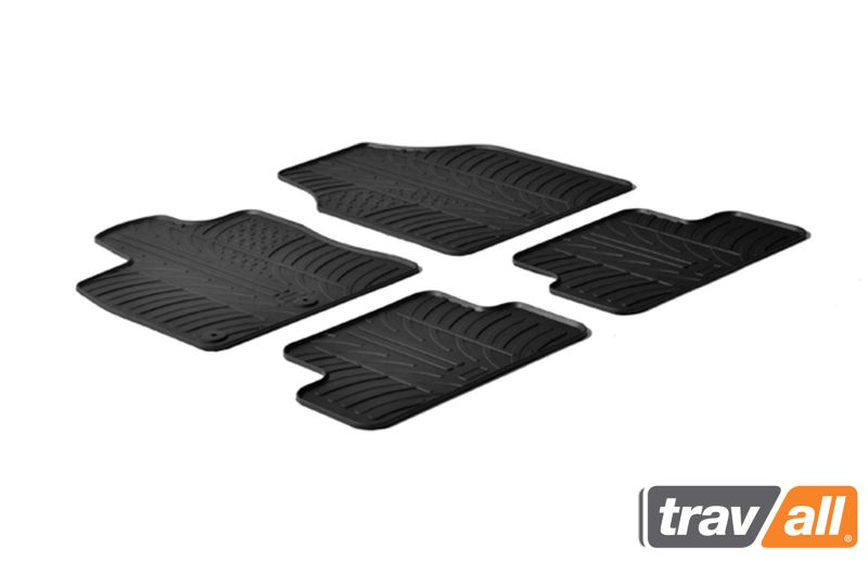 Non-skid Inset Mat NISSAN QASHQAI (2006-2013)(4PCS+FIX)