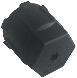 Seal, coolant tube Ventiili kork R1234yf, must, pikk, M8x1