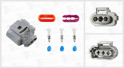 Cable Connector Kit 3 PIN komplekt VAG 1J0973703B
