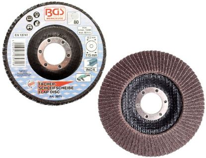 Flap Wheel Sanding Disc, angle grinder Lamellketas, Ø 115 mm,  80