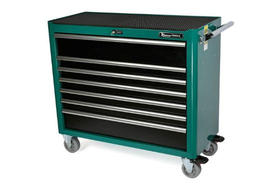Tool Trolley Classic 7 sahtlit lai Roheline