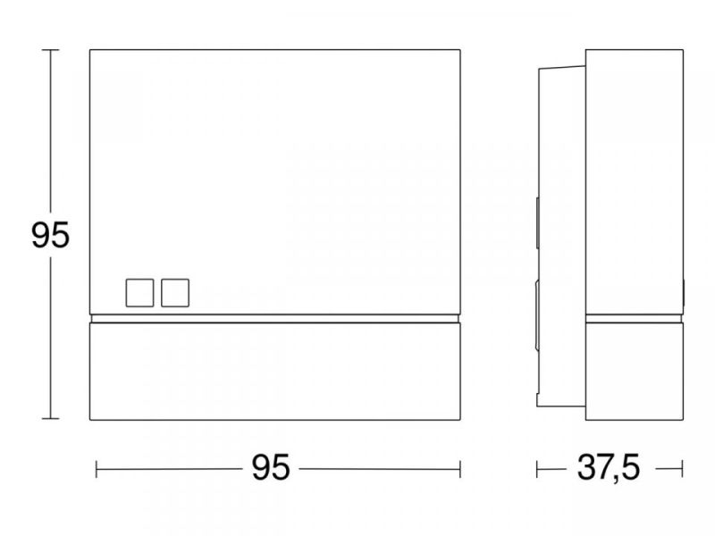 Twilight sensor Hämaralüliti Steinel NM Q max 1KW 1-75LX IP54 BL
