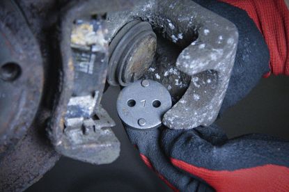 Turn/Reset Tool Set, brake caliper piston pidurikolbide sissesurumiseks parem + vasak keere