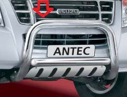 Frontal Protection Bar Isuzu D-Max 07-12 70mm
