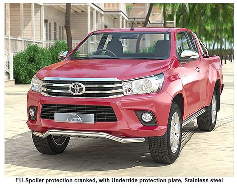 Frontal Protection Bar Toyota Hilux 16-21 toru põhjakaitsega