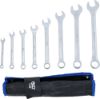 Spanner Set, ring/open ended 8-piece WHITWORTH Combination Spanner Set