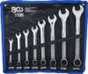 Spanner Set, ring/open ended 8-piece WHITWORTH Combination Spanner Set