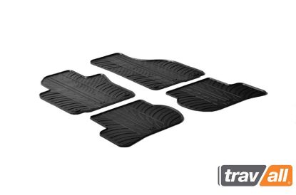 Non-skid Inset Mat SKODA OCTAVIA (04-13) SCOUT (07-12)4PC