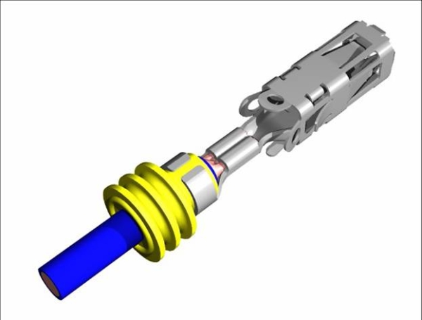 Terminal, electric universal parts VKR 100tk
