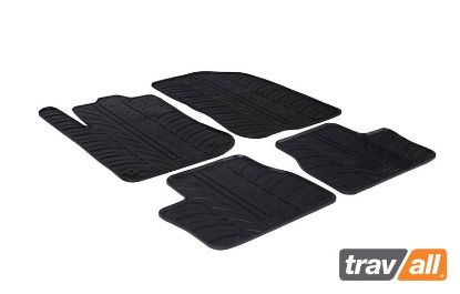 Non-skid Inset Mat PEUGEOT 2008 (2013-) 4PC+FX