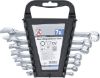 Spanner Set, ring/open ended 7-piece Combination Spanner Set, 6 - 17 mm