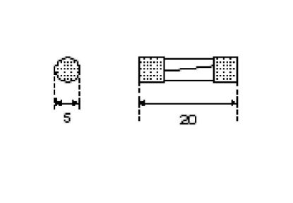 Fuse 5x20mm 12,5A SLOW (t) 10tk