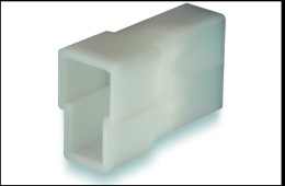 Plug 2-klemmiga (T), 6,3mm, välim.