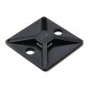 Cable Tie paigaldusplaat must, 100tk