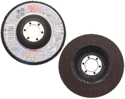 Flap Wheel Sanding Disc, angle grinder Lamellketas, Ø 115 mm,  120