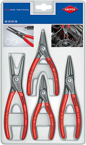 Pliers Set stopperi, kompl. 4osa
