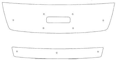 Trim/Protective Strip, radiator grille Isuzu D-Max 2007-2012