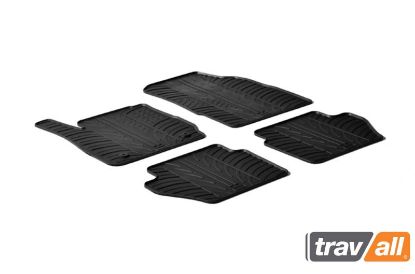 Non-skid Inset Mat FORD FIESTA (08-17) ST (12-)(4PCS+FIX)