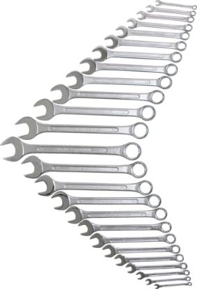 Spanner Set, ring/open ended 25-piece Combination Spanner Set, in Accordance wi