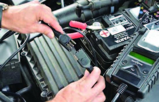 Tester, battery printeriga, START-STOP