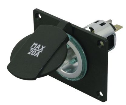 Battery Charger Sigaretisüütaja pesa kaanega 12/24V 20A