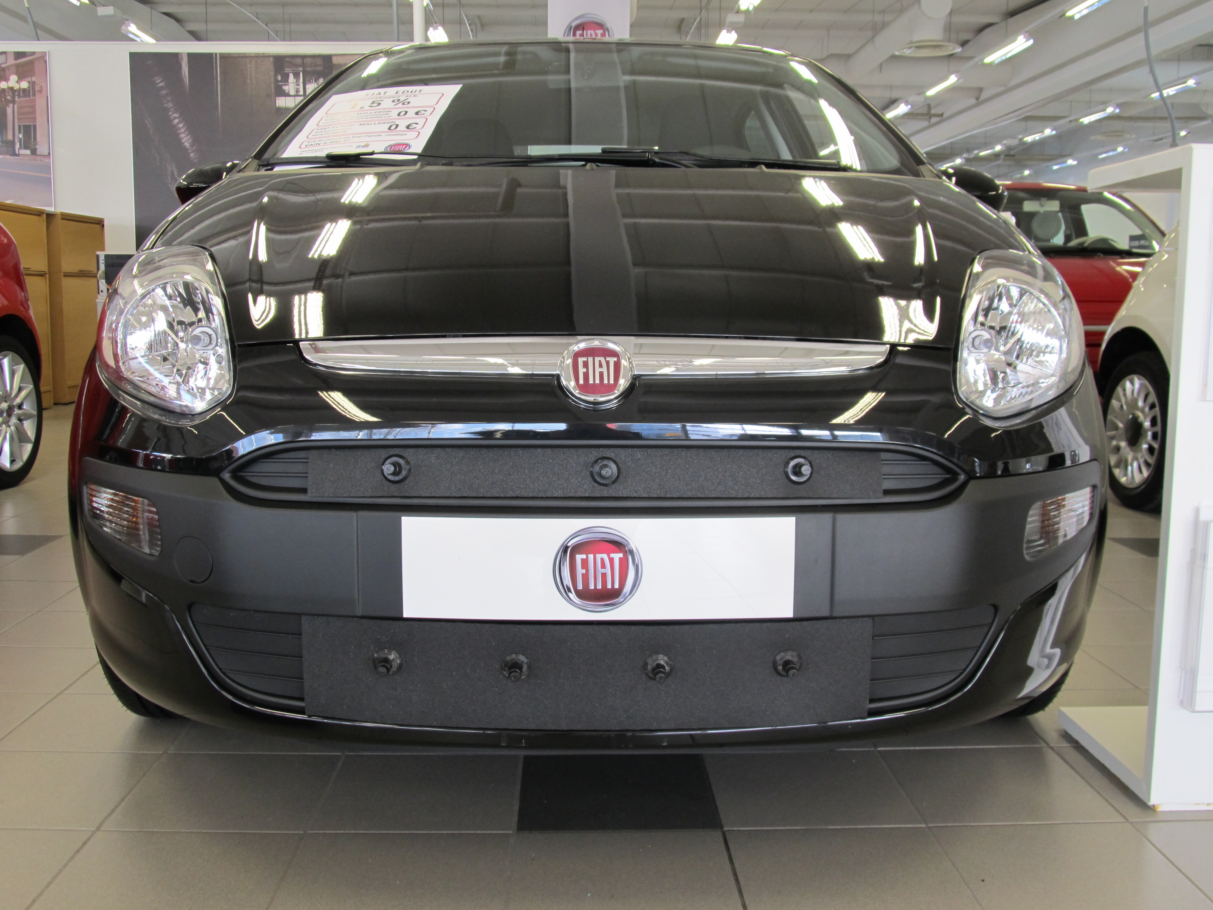 Trim/Protective Strip, radiator grille Fiat Punto Evo 2012-