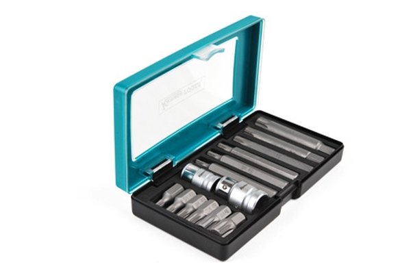 Socket Wrench Insert, oil drain plug kompl, XZN otsakud 14-osa