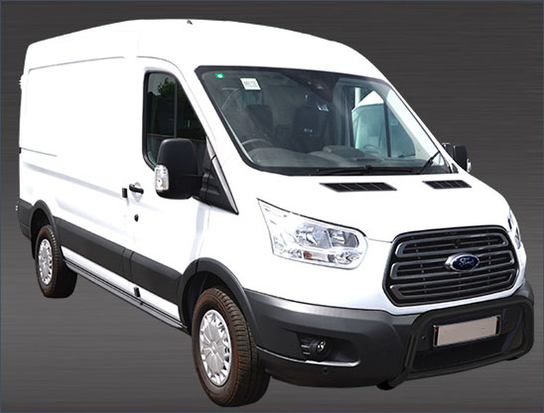 Frontal Protection Bar Ford Transit 14- 60mm+42mm