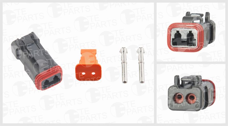 Cable Connector Kit 2 PIN komplekt DEUTSCH EMA tava Crimp