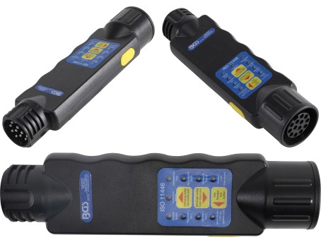 Testing Unit, towbar socket Trailer Plug and Car Socket Tester, 13-pins