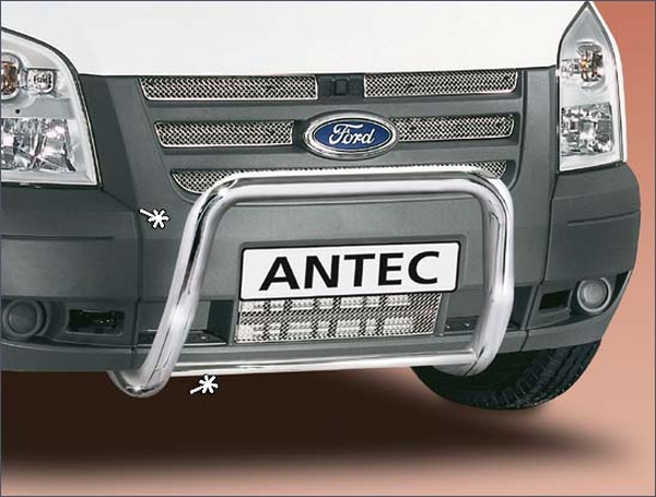 Frontal Protection Bar FORD TRANSIT 06-12 60mm+42mm