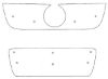 Trim/Protective Strip, radiator grille VW Bora 1998-2005