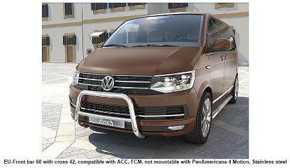 Frontal Protection Bar VW T6 15-19 60mm+42mm