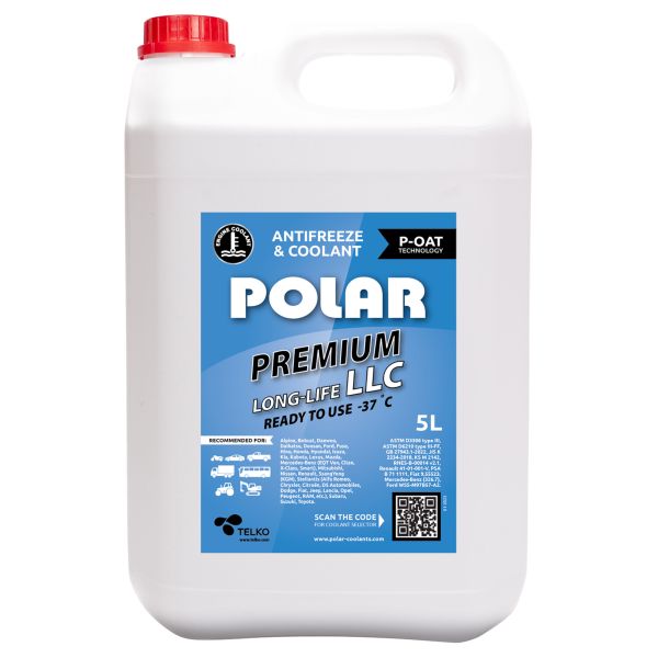 Antifreeze Premium L-L LLC (jaapan & korea) P-OAT sinine 5L