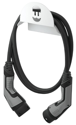 Column, charging station (electric vehicle) Metallist kaablihoidja valge