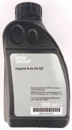 Transmission Oil ORIGINAAL BMW 83 22 2 413  HYPOID AXLE OIL G2 0,5L