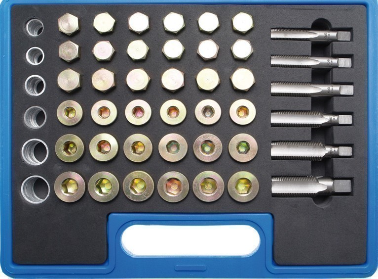 Repair Kit, oil drain plug thread Karteri õlikorgi keerme paranduskomplekt 114 osa