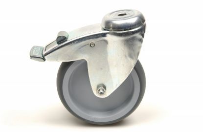 Tool Module Tööriistakäru ratas 120mm pöörlev piduriga