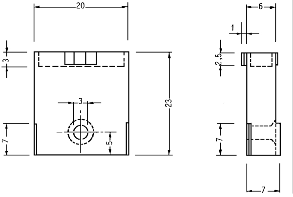 Fuse Holder lapikkaitsmele Max 30A 1tk
