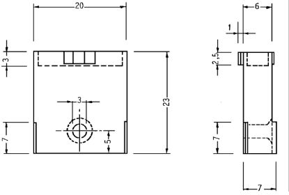 Fuse Holder lapikkaitsmele Max 30A 1tk
