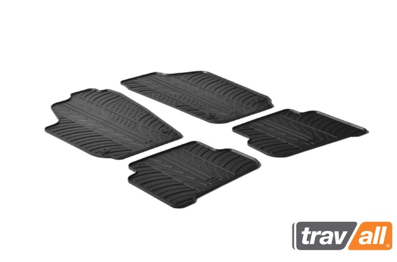 Non-skid Inset Mat VW POLO (2009-2017)(4PCS+FIX)