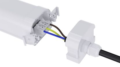 Water and dustproof lights LED Batten L&L  60W 7800LM 840  150cm Sensor