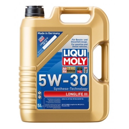 Engine Oil Longlife III 5W-30 mootoriõli 5L (C3, VW504/507)