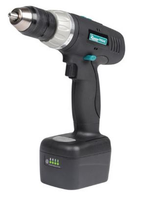 Drill (rechargeable battery) akutrell 18V 13mm kahe akuga