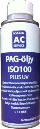 Oil, compressor PAG ISO100 PLUS UV 250ml