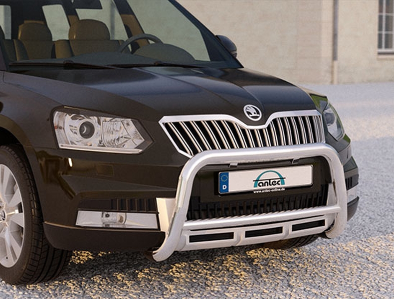 Frontal Protection Bar SKODA Yeti 13-18 60mm+42mm