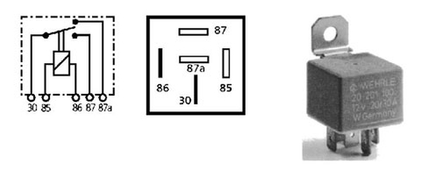 Relay, main current minirelee 24V 10/20A vahetuv