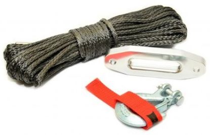 Wire Rope Winch sünteetiline nöör (9mm/20m)+pilu+konks