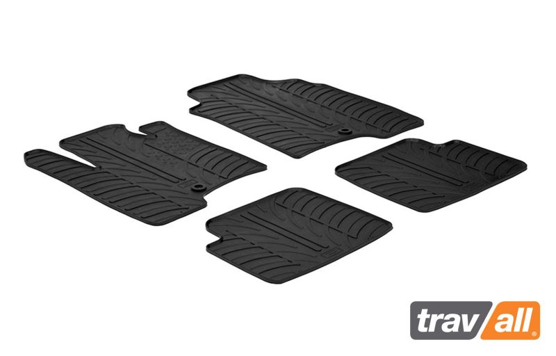 Non-skid Inset Mat FIAT PANDA 5 DOOR (2011-)(4P+FIXING)